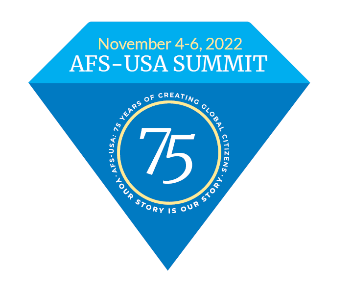 AFS-USA Summit Diamond 75th Logo