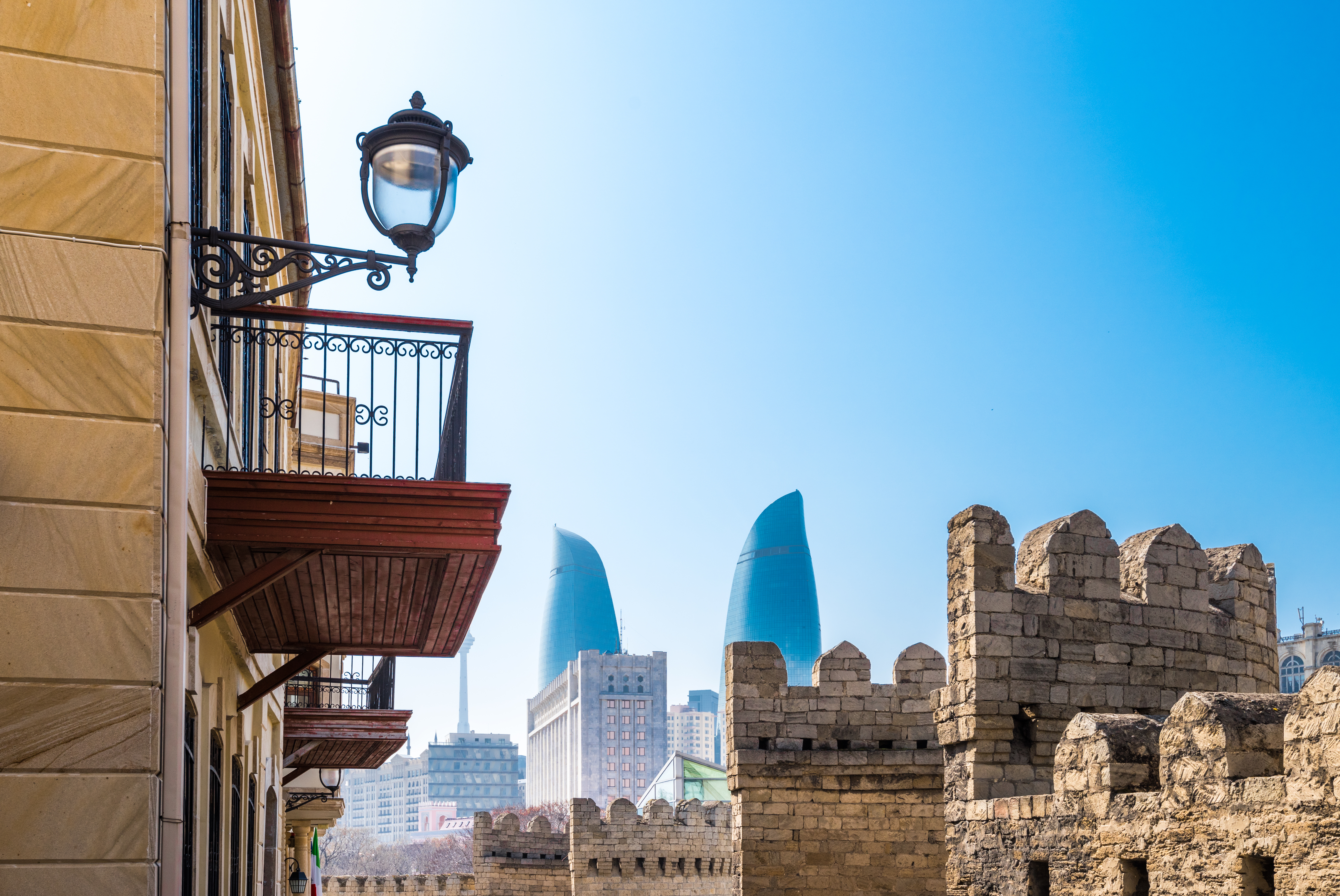Historic center - Icheri Sheher, Baku city, Azerbaijan Republic