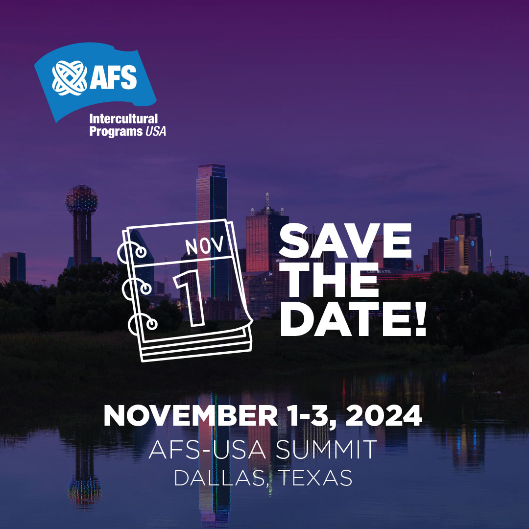 Save the Date November 1-3, 2024 AFS-USA Summit